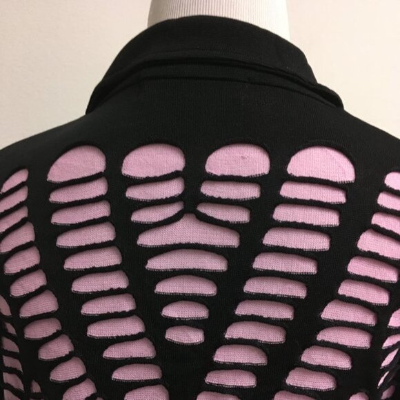 AldoMartins Anthropologie shred cardigan jacket L - Picture 8 of 9